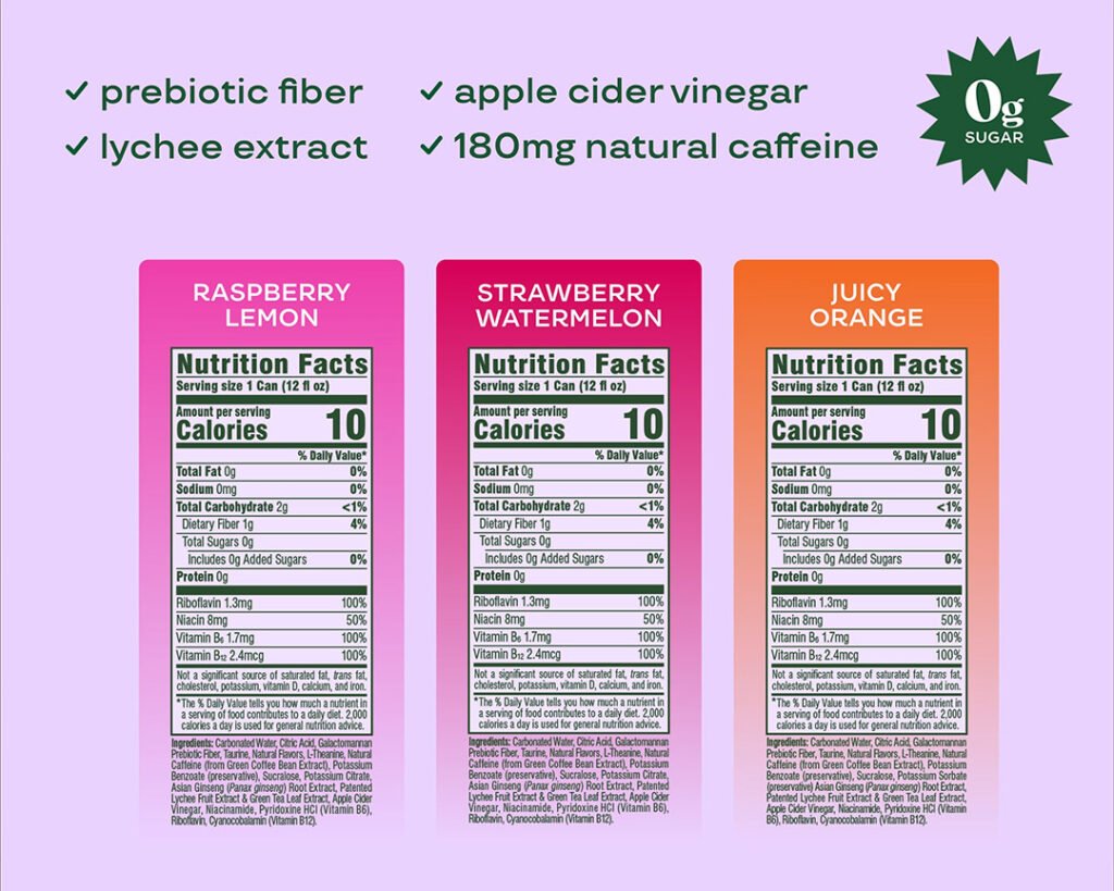 bloom energy drink ingredients