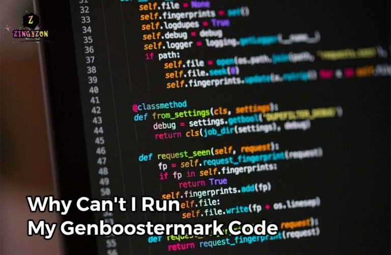 why can't i run my genboostermark code